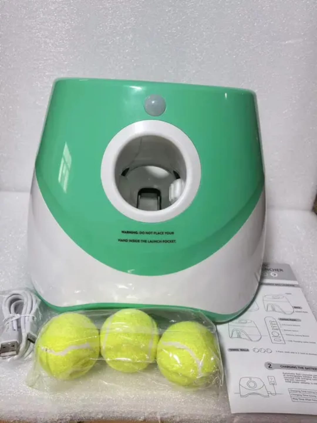 Automatic Tennis Ball Launcher – Interactive Dog Training Toy