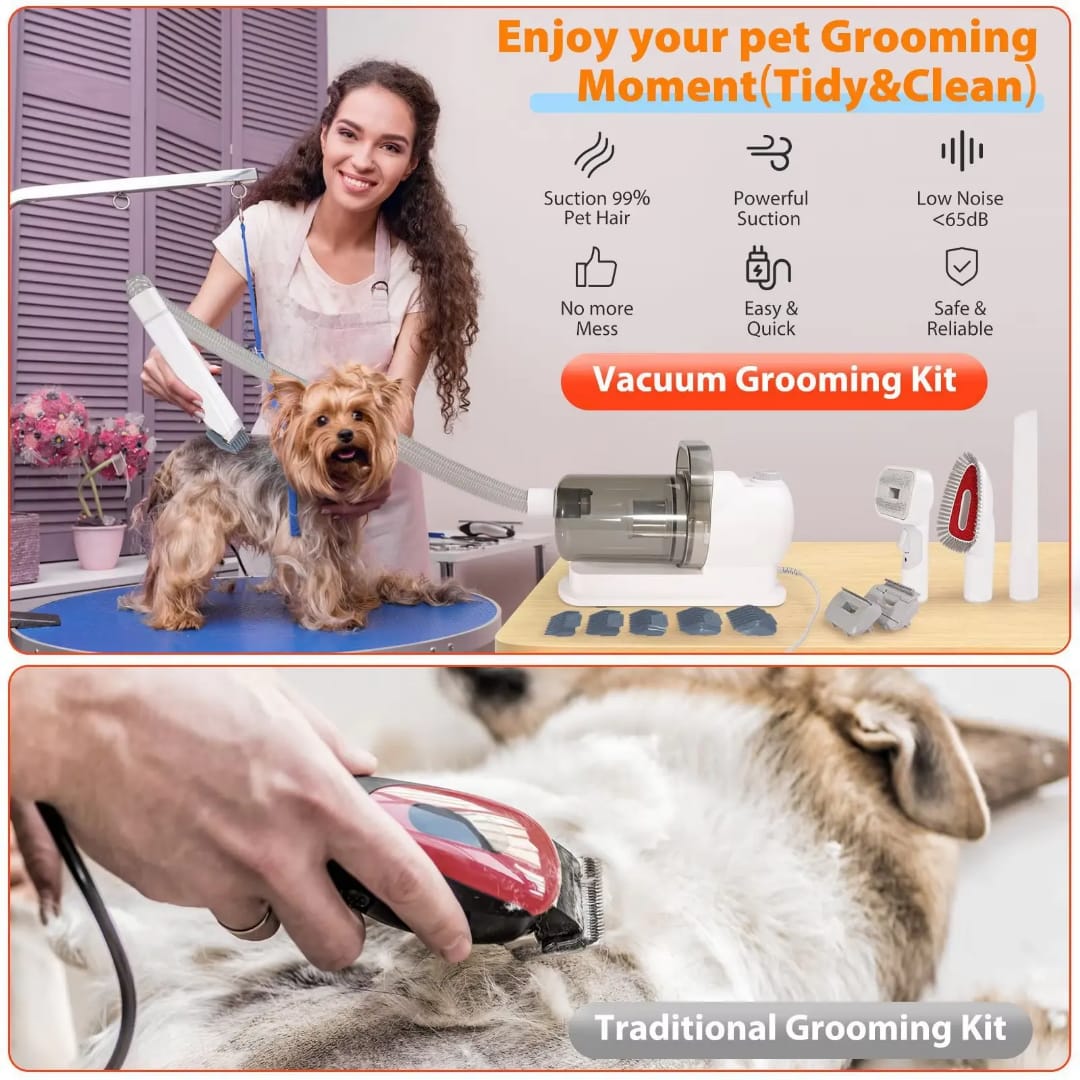 Professional Pet Grooming Vacuum – Hair Cleaner for Dogs & Cats