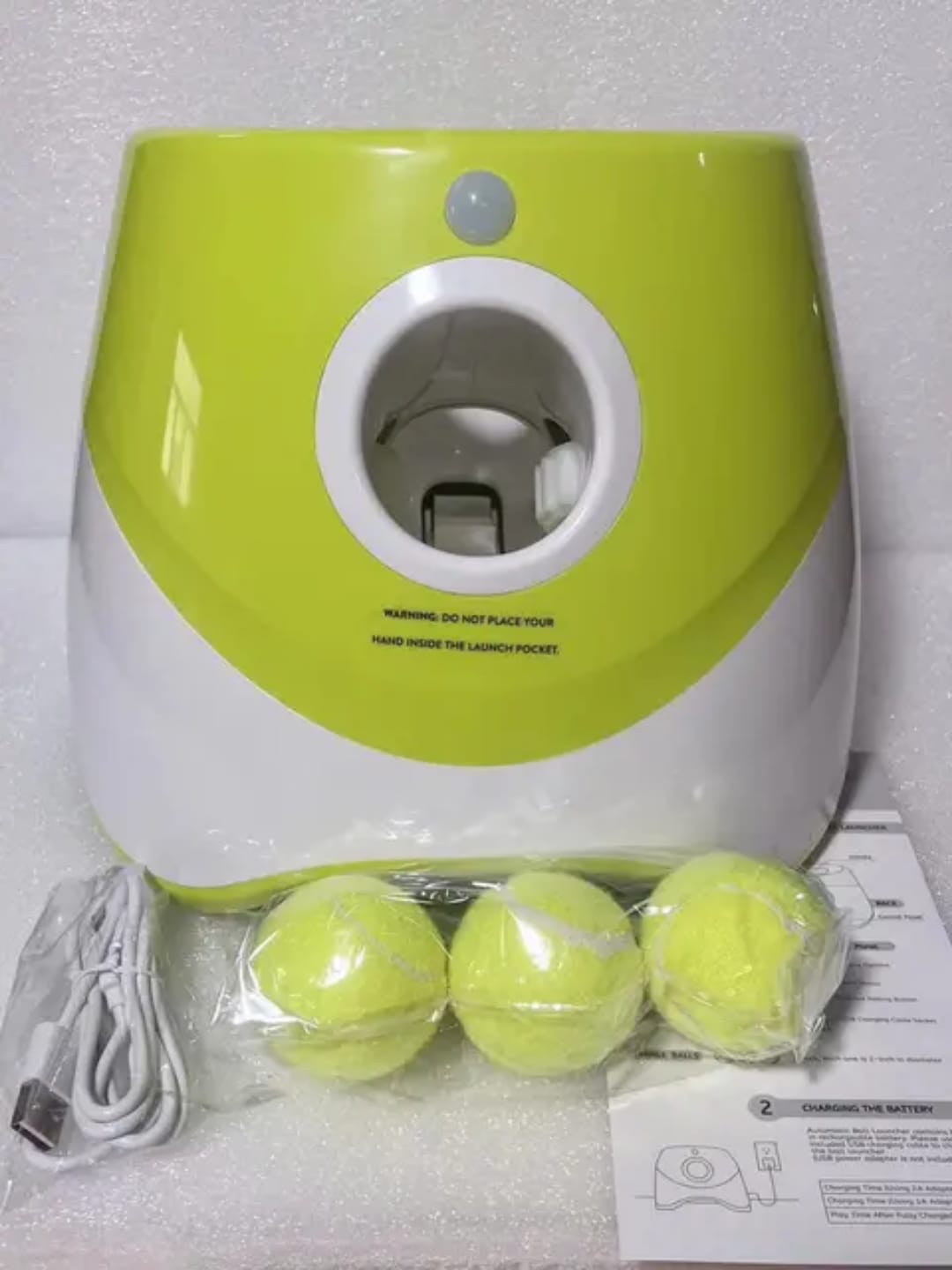 Automatic Tennis Ball Launcher – Interactive Dog Training Toy